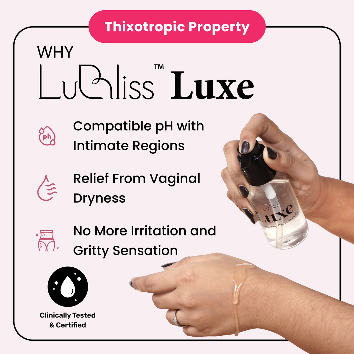 LuBliss Luxe: Water-Based, pH-Balanced Lube for Solo Play