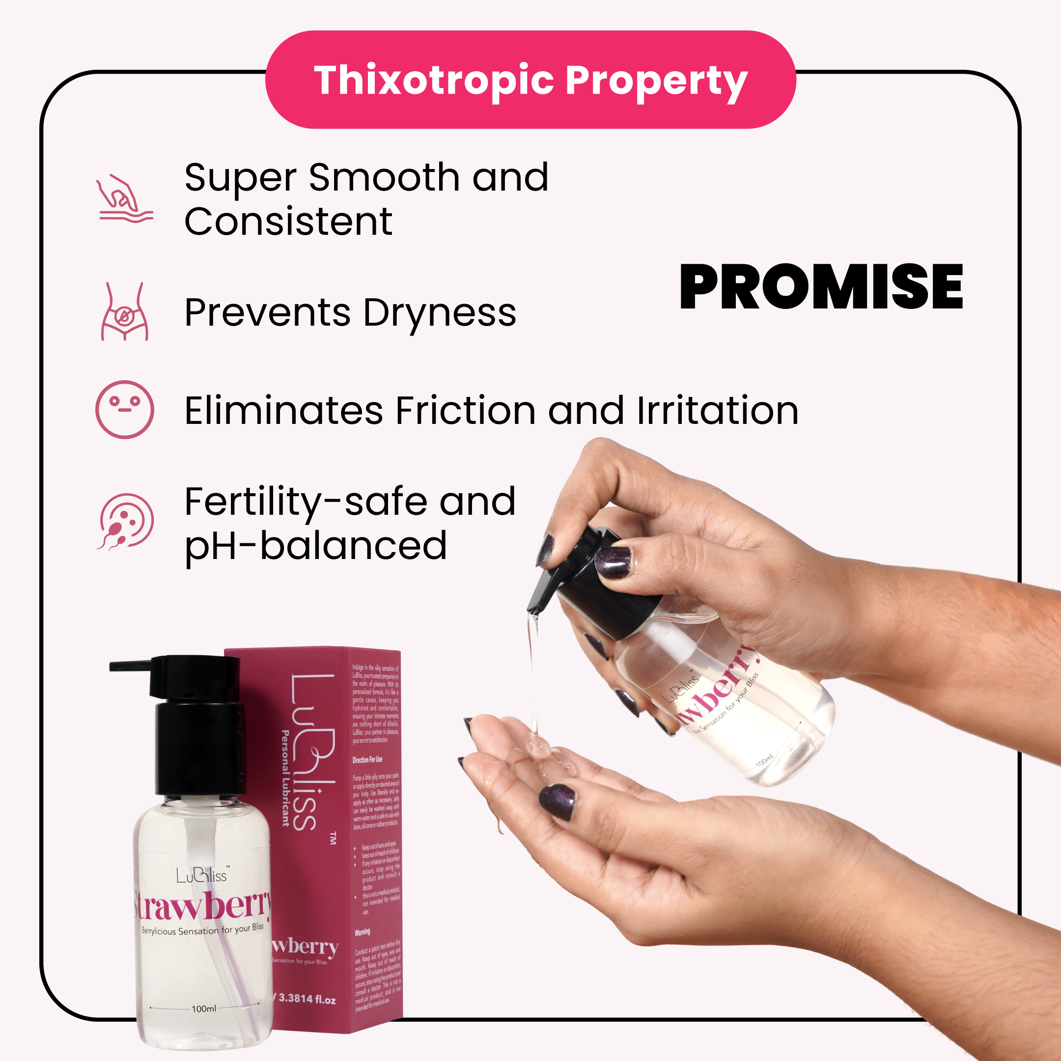 Lubliss Strawberry Flavored Personal Lubricant for Couples LuBliss Lubliss Strawberry Flavored Personal Lubricant for Couples LuBliss